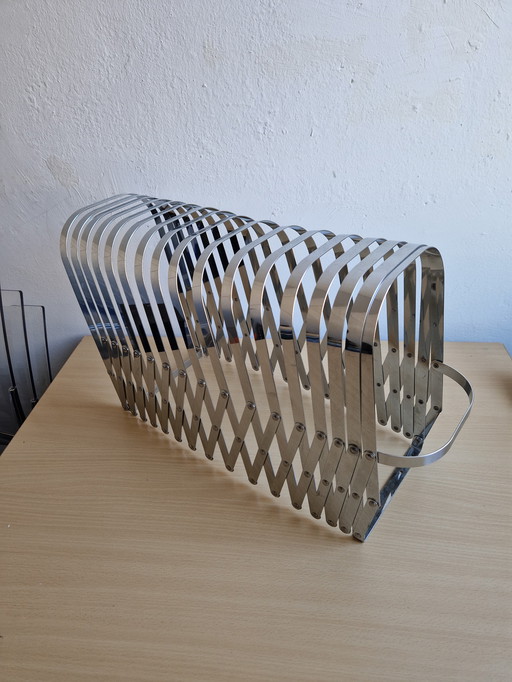 Luther Evans Radius Design Magazine rack or LPs