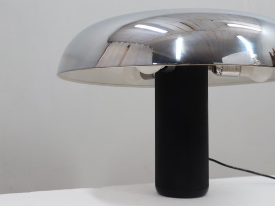 Image 1 of Vintage 1970s "Circa" mushroom design table lamp by Lumenform
