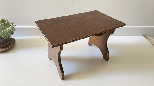 Tabouret Vintage En Bois