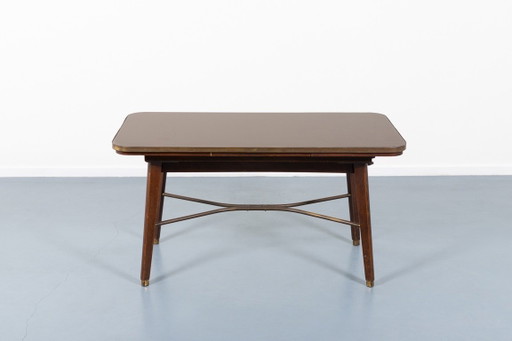 Italiaanse moderne verstelbare tafel, jaren 60