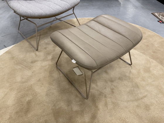 Image 1 of Bert Plantagie Draat Armchair With Footstool