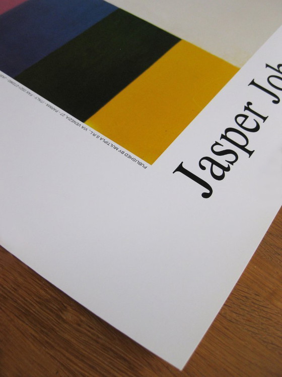 Image 1 of JASPER JOHNS – "Edingsville" 1987 – Póster monumental XXL (139 cm) – Edición múltiple