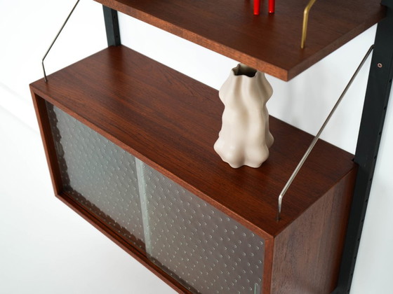 Image 1 of Teak wall unit, Danish design, 1960s, production: Denmark