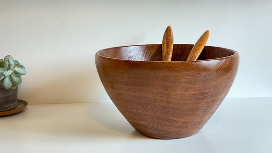 Image 1 of Insalatiera vintage scandinava XL in teak