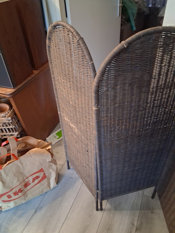 Image 1 of Vintage Wicker/Rattan Room Divider