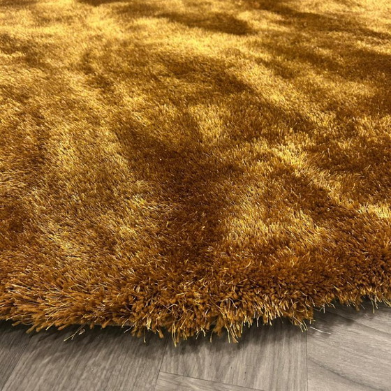 Image 1 of Brinker Carpets Puglia Gold Brown Mix Rug - 200x200cm