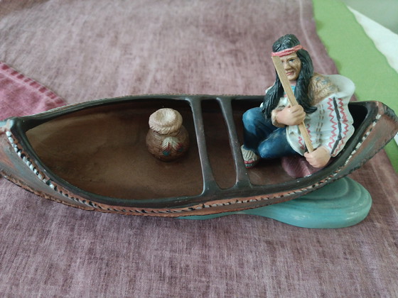 Image 1 of Un Indien en pirogue