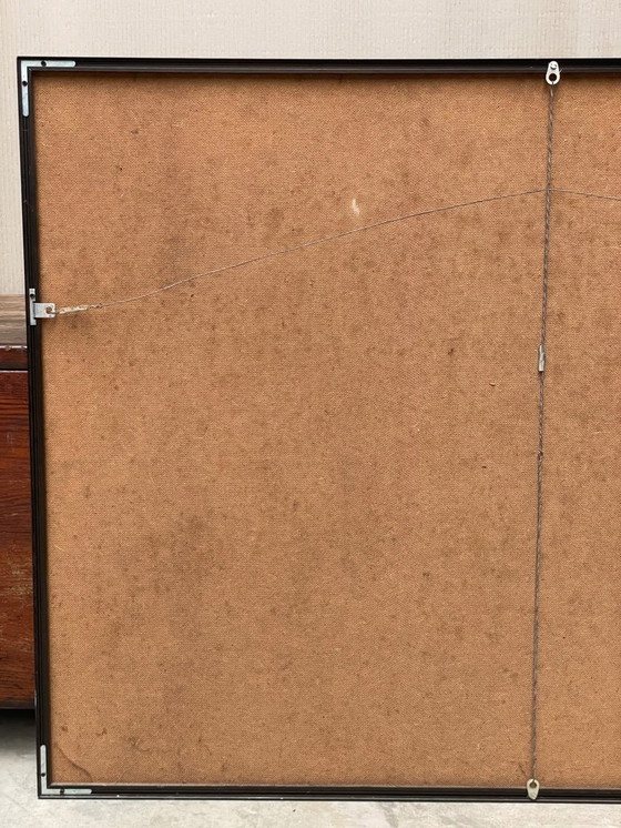 Image 1 of Estampe de Paul Delvaux encadrée