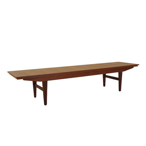 Teak-Lowboard, dänisches Design, 1970er Jahre, hergestellt in Dänemark