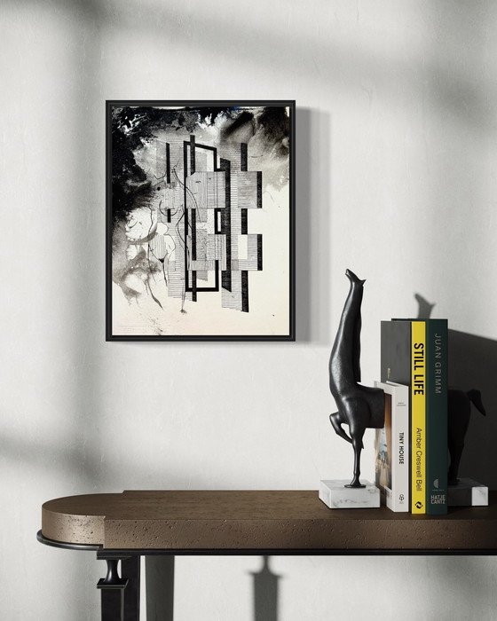 Image 1 of Eugène Eechaut (1928-2019) - Ink Composition 1982