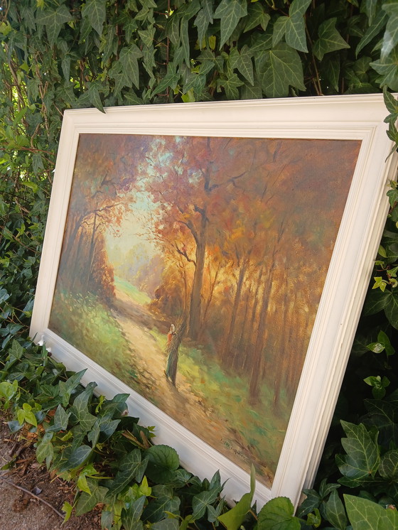 Image 1 of Oil On Canvas Signed, Joseph Izarie-Riviere