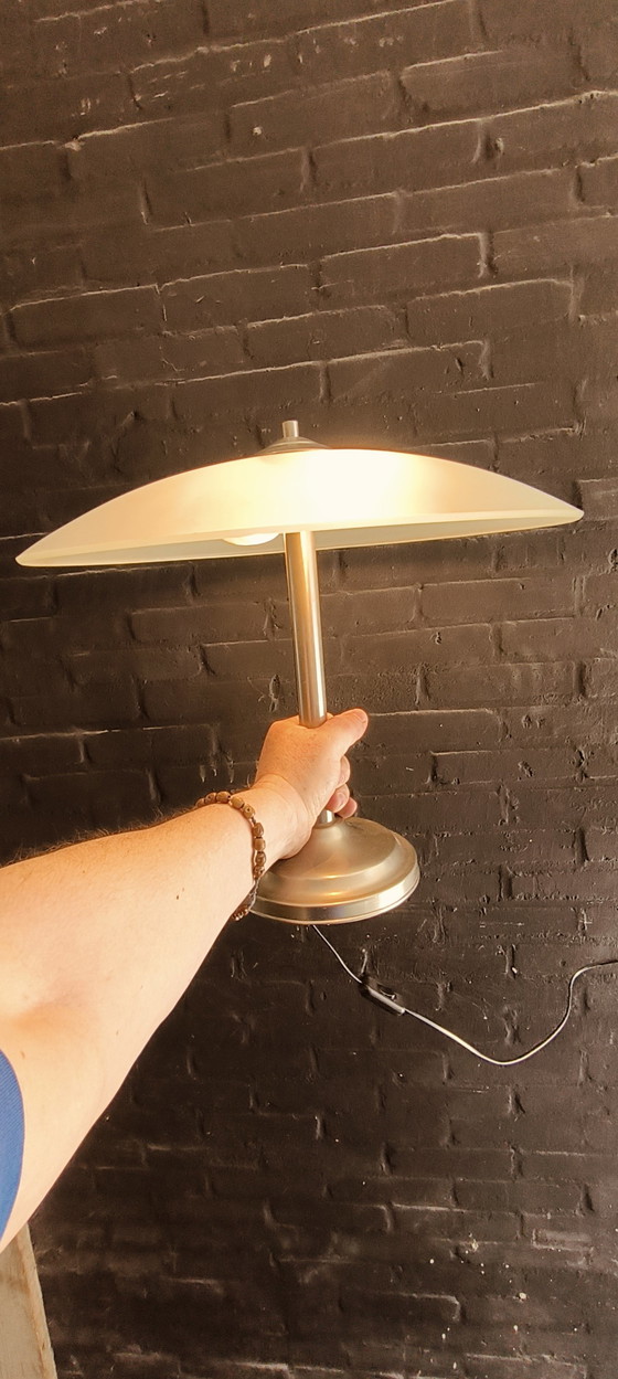 Image 1 of Lampe de table Giso (?) Gispen de style Bauhaus des années 1960