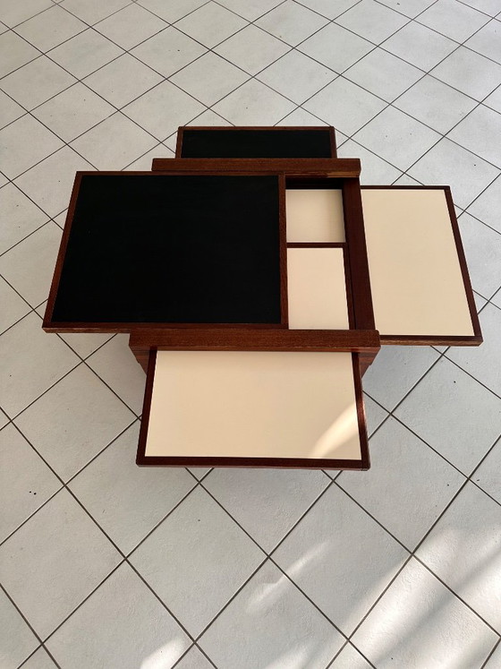 Bernard Vuarnesson For Bellato PAR4 Salontafel – Vintage Vermoedelijk Jaren ’80 – Wood (photo 3 of 8)