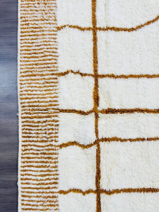 Image 1 of Tapis Beni Ouarain En Laine Authentique 200cmx150cm