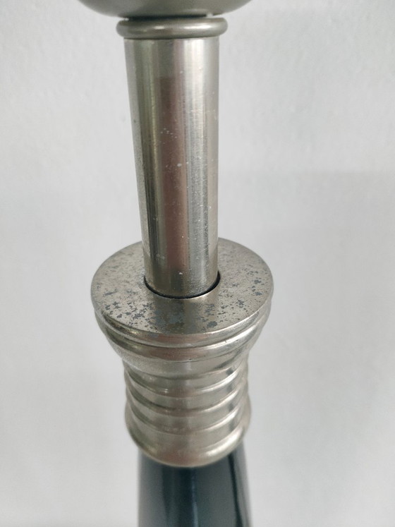 Beautiful Set of 60 cm Hollywood Regency/Neo Classic Art Deco Style Tall Vintage Table Lamps (Metal) (photo 12 of 18)