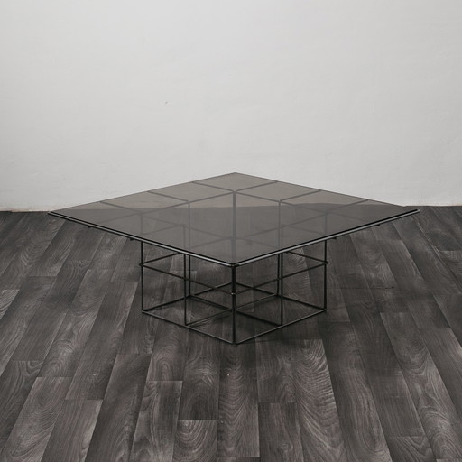 Steel Coffee Table Industrial Design Modernism 1970's