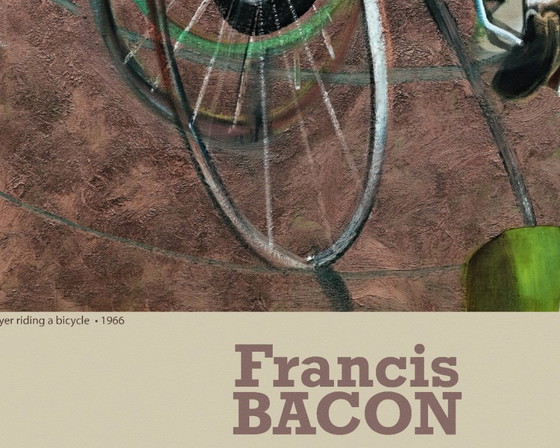 Image 1 of Francis Bacon - Ritratto di George Dyer in bicicletta 1966 - 70 × 100 cm