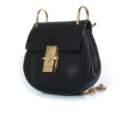 Chloe, borsa Drew in pelle nera