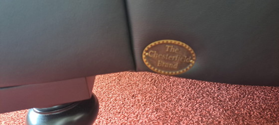 Image 1 of Chesterfield Bolton zwart leer NIEUW