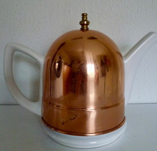 Teiera termica in ceramica vintage di Baker, Hart & Stuart.