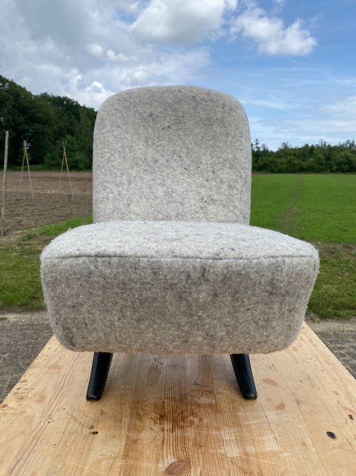 Artifort Congo Design Chair – stoelen fauteuils, Wood, Wool (photo 2 of 5)