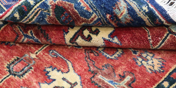 Image 1 of Originele handgeknoopte oude Kaukasische Azerbeidzjaanse kelim - 161 cm - 138 cm - Zeer Fijn