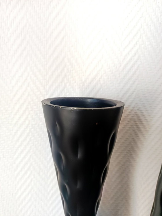 Image 1 of 2 portacandele vintage in metallo a forma di diabolo