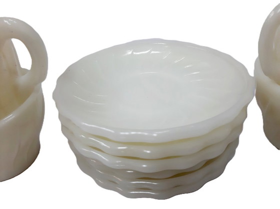 Image 1 of Set van 6 vintage kopjes en schotels van Chinees porselein