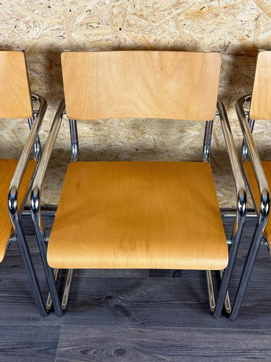 Image 1 of 5 sillas de los años 80, sillones voladizos, diseño Plurima Italia