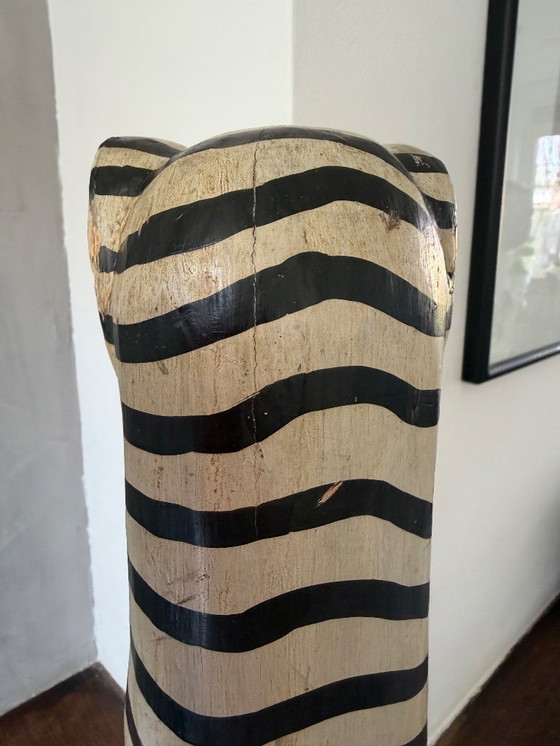 Image 1 of Vintage wooden cat