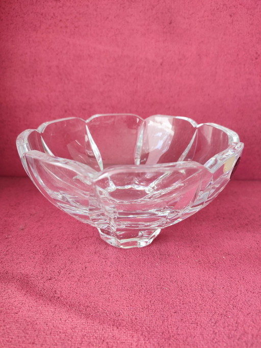 Crystal Crystal Bowl Small Bowl Hand-blown Hand Flower Stephens Portugal – schalen (photo 2 of 12)