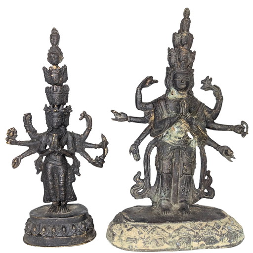 Avalokiteshvara Sahasrabhuja – set – XIIIe-XIVe Siècle