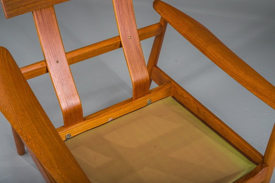 Image 1 of Deense moderne zitset in teakhout van Arne Vodder voor France & Søn, jaren 60, set van 3