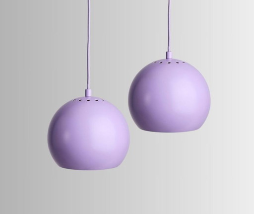 2x Pendant light Frandsen Ball Ø18 – Loud Lilac (Limited Edition)