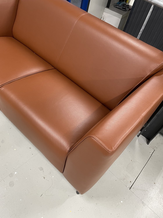 Image 1 of Leather 2 seater sofa