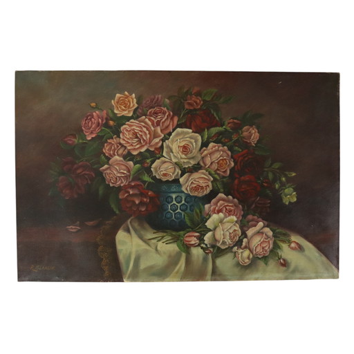 Nature morte aux fleurs Signée
