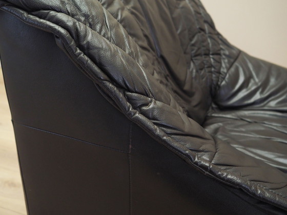 Image 1 of Leren fauteuil, Italiaans ontwerp, jaren 1960, Productie: Italië