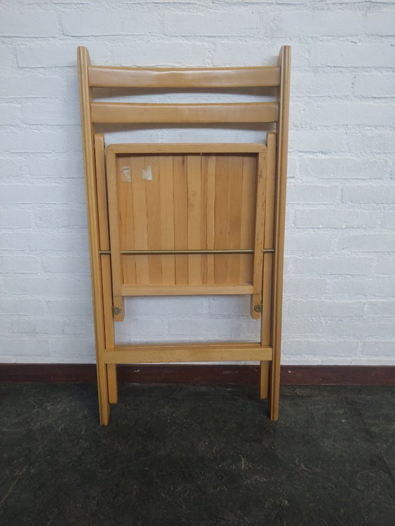 Image 1 of 4x sedie pieghevoli CTC in legno di faggio