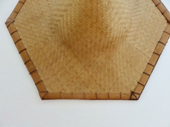 Cappello asiatico in rattan, decorazione murale vintage – Decorazioni murali (photo 7 of 10)