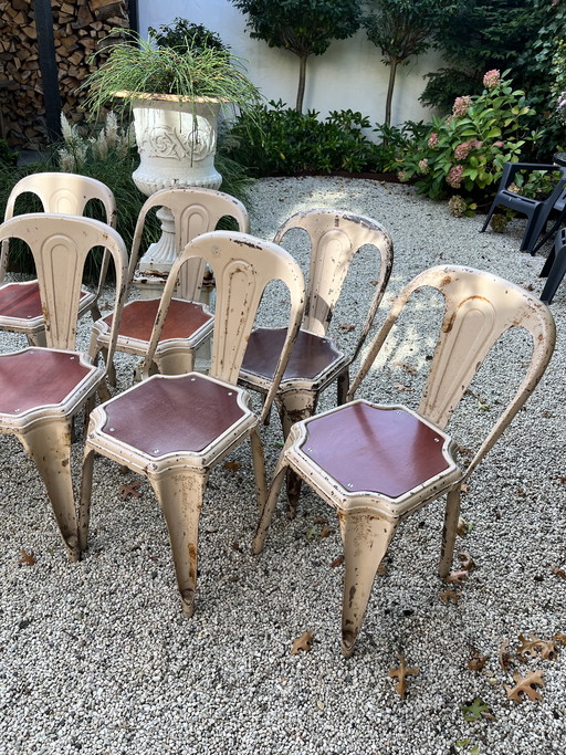 7 x Fibrocit-Stühle