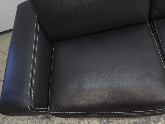 Image 1 of Sofá grande Roche Bobois, sofá de diseño, sofá de cuero marrón