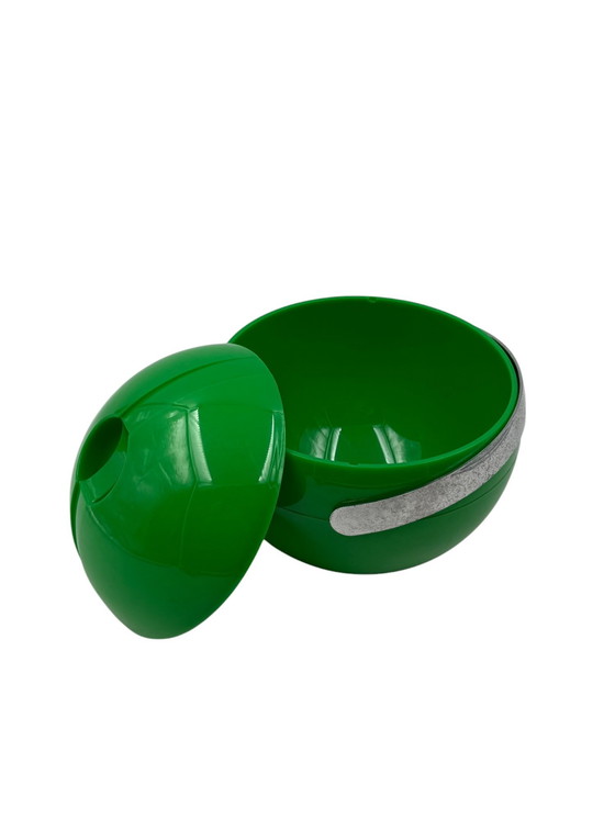 Image 1 of Space Age Green Ice Bucket, Guzzini Italy, ca. 1970s
