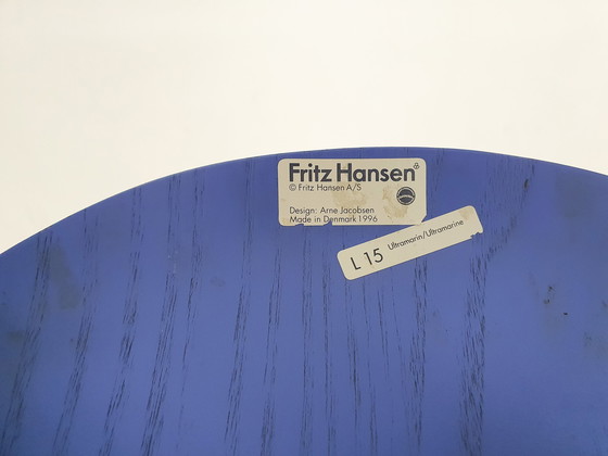 Image 1 of Silla de madera "Ant" de Arne Jacobsen para Fritz Hansen Ultramarine (L15), Dinamarca, 1996