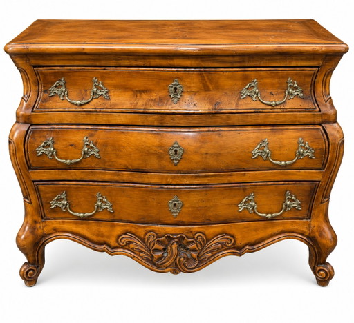 Louis XV. geschwungene, grabförmige Kommode – ladekasten, Wood