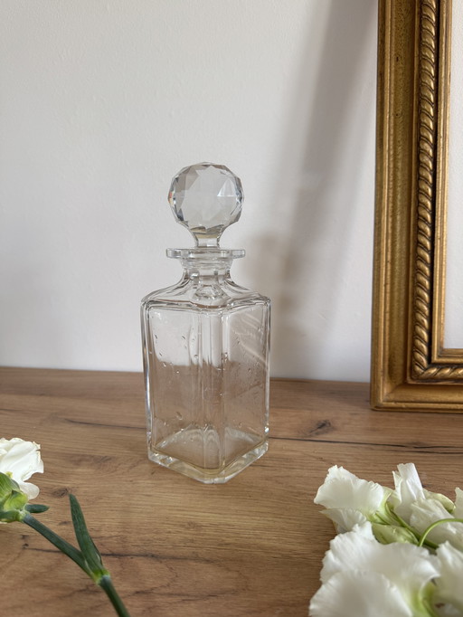 Carafe vintage transparente 