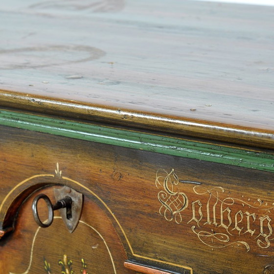Image 1 of Folk Art Bridal Chest, 1826