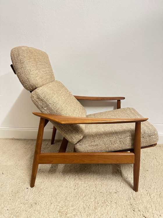 Image 1 of Poltrona in teak, Francia, anni '60, Arne Vodder FD 164