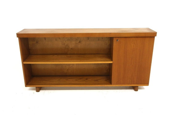 Image 1 of Scandinavian elm bookcase, Swedish modern, Sweden, 1940