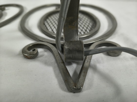 Image 1 of Appliques murales françaises vintage à motif fleur de lys – lot de 2 – années 1960/70