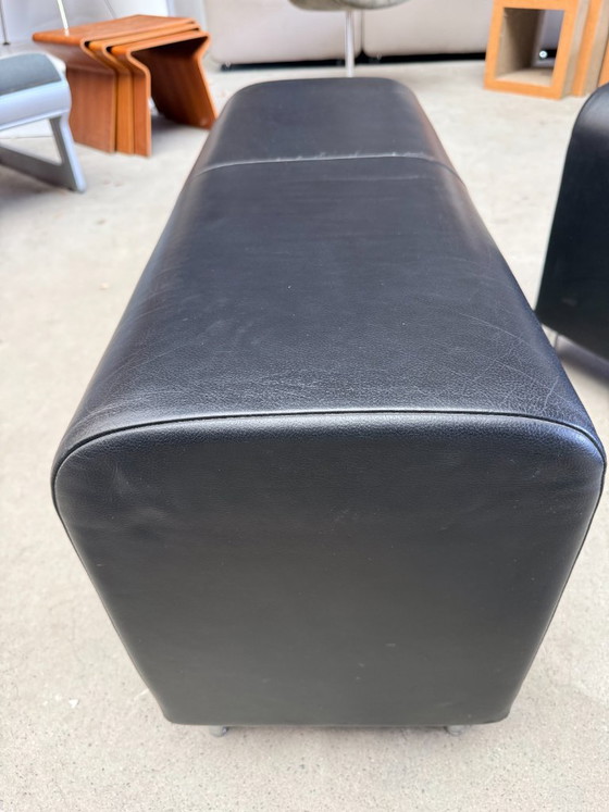 Vitra Jasper Morrison Hocker (Groot) – Hockers en poefs, Leather, Metal (photo 8 of 14)